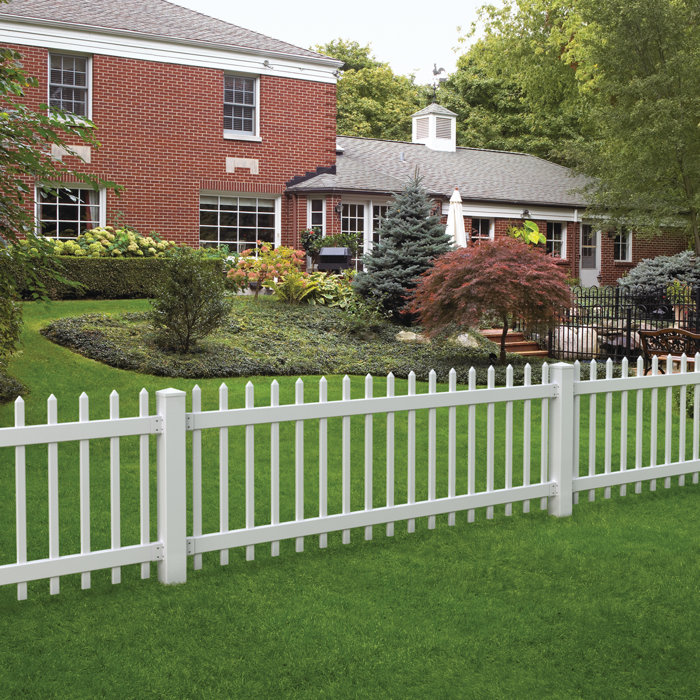 Outdoor Essentials 4 in. x 4 in. x 72 in. White Vinyl Fence Post Wayfair